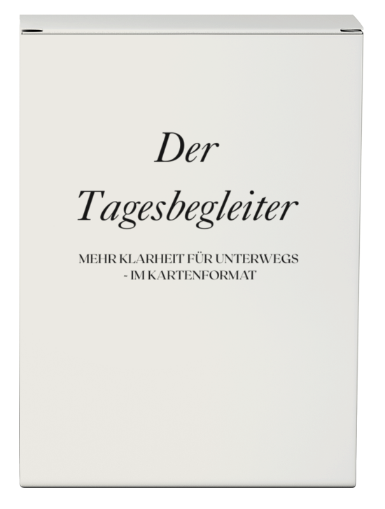 Der Tagesbegleiter – Das 1-Karten-Tagebuch für jeden Tag